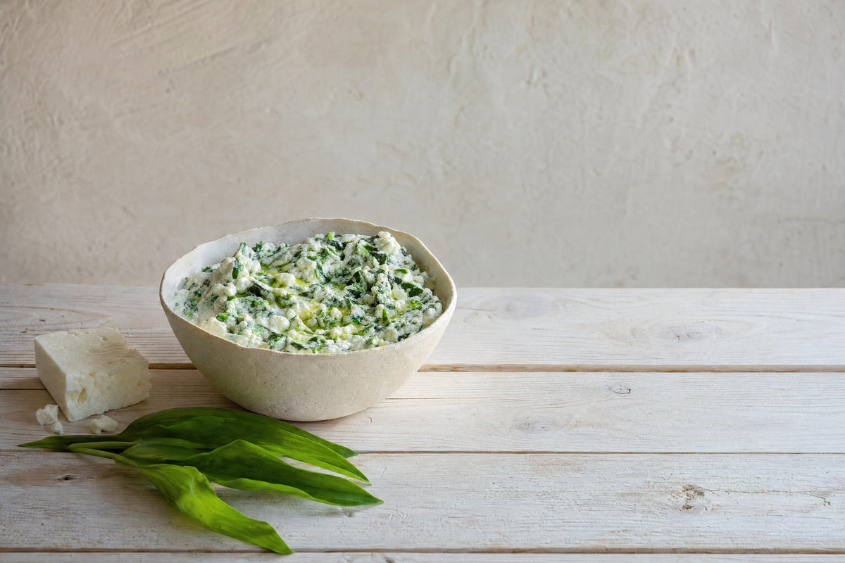 Bärlauch Aufstrich mit Feta