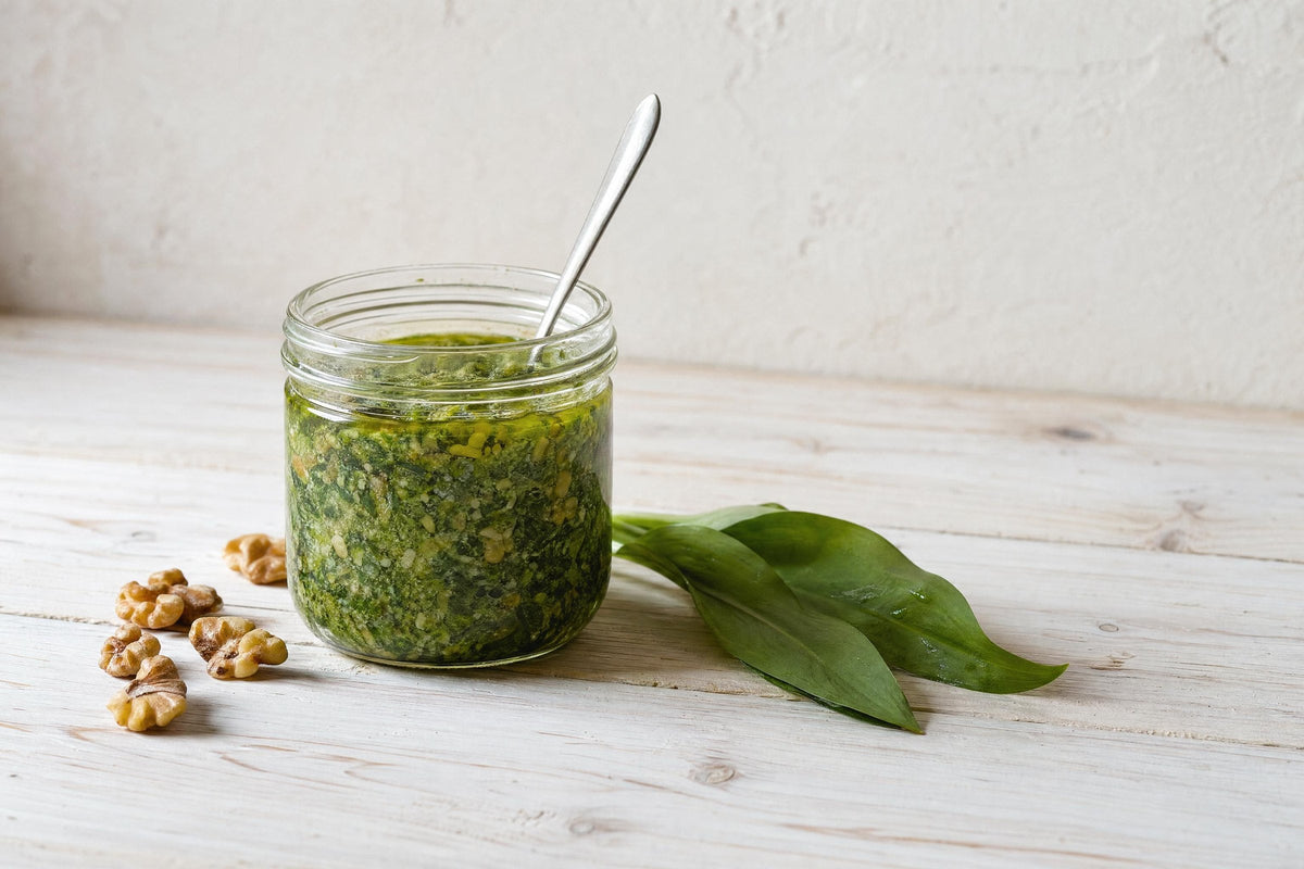 Bärlauch Pesto mit Walnüssen