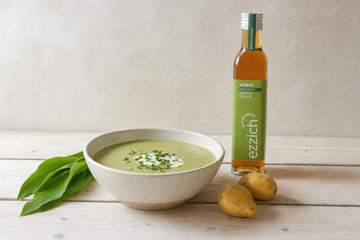 Bärlauch Suppe mit Kartoffeln