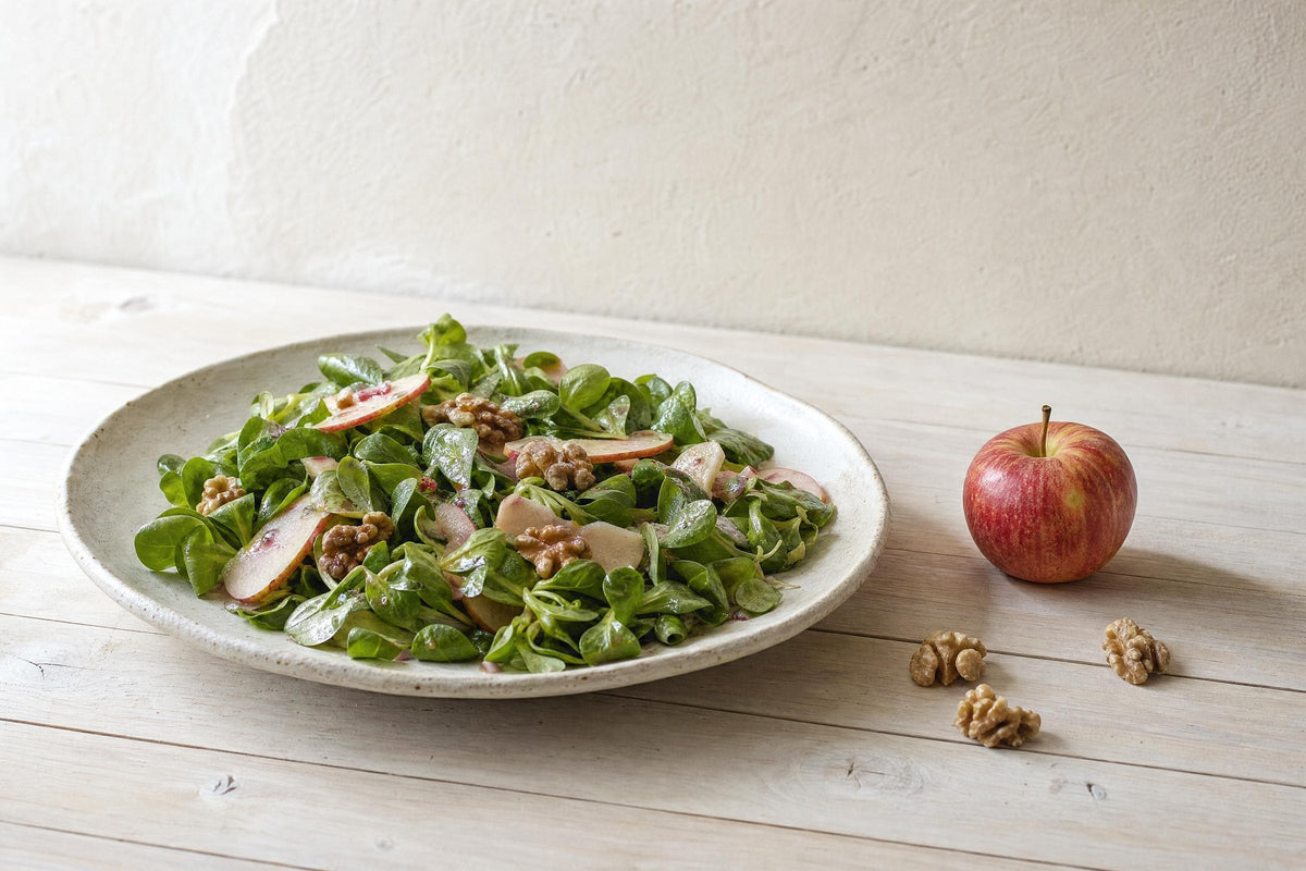 Feldsalat mit Himbeeressig-Vinaigrette