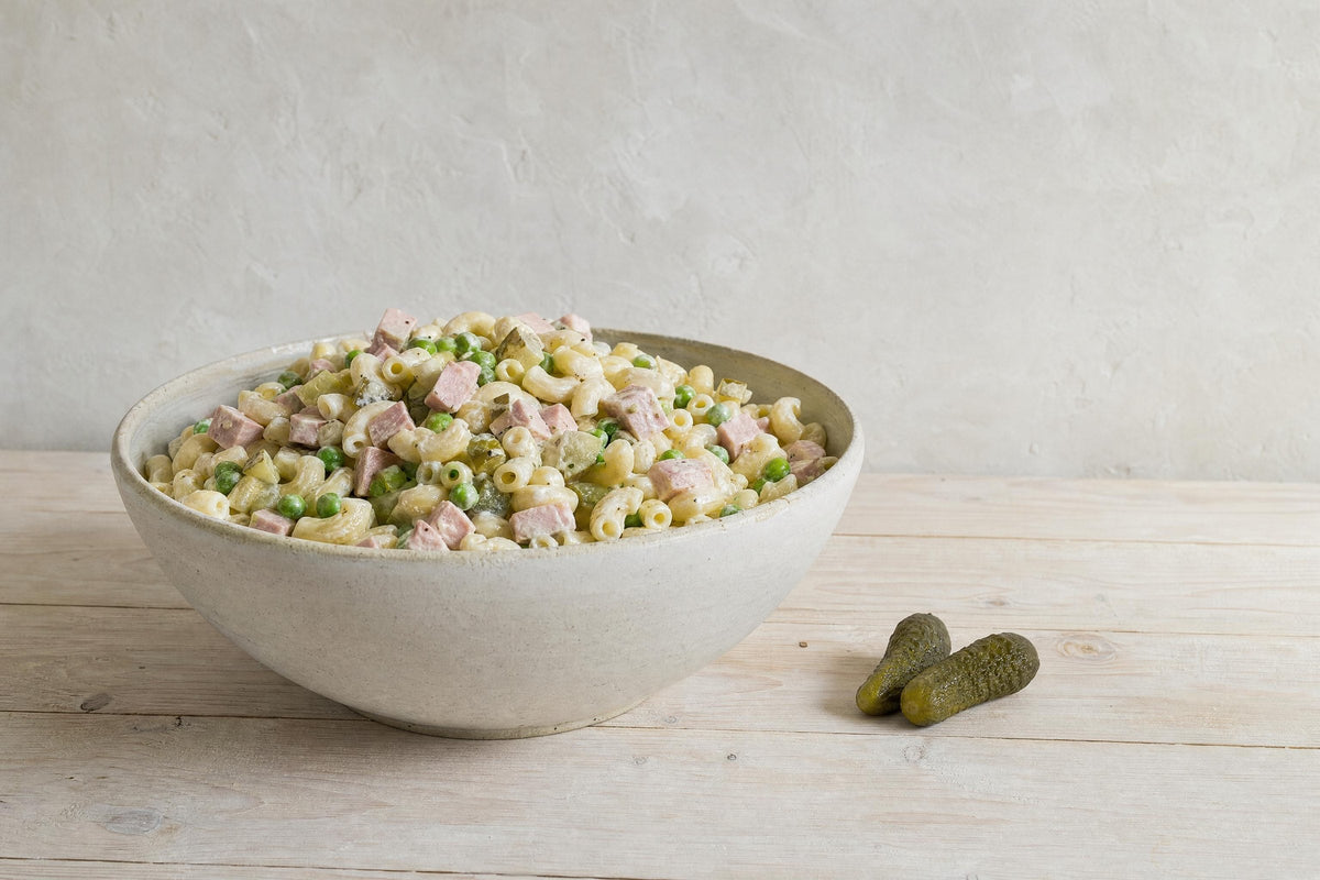 Klassischer Nudelsalat mit Mayonnaise