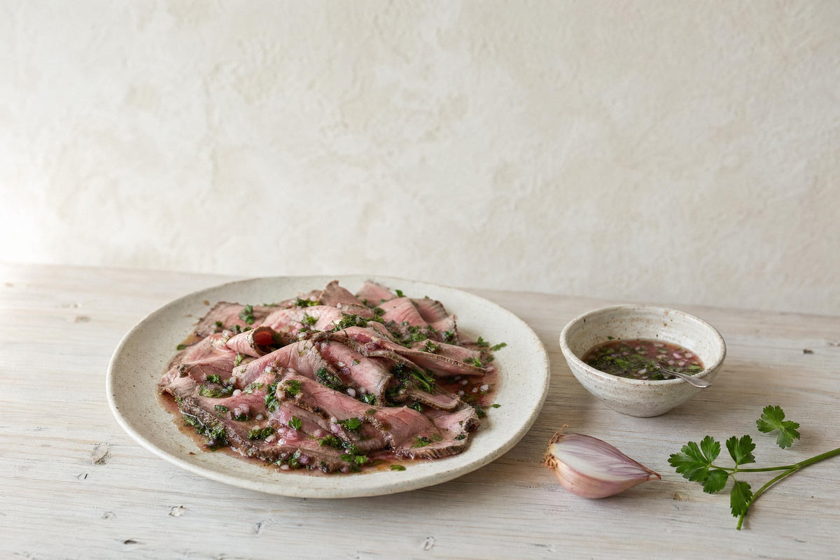 Rotweinessig Vinaigrette für Rind