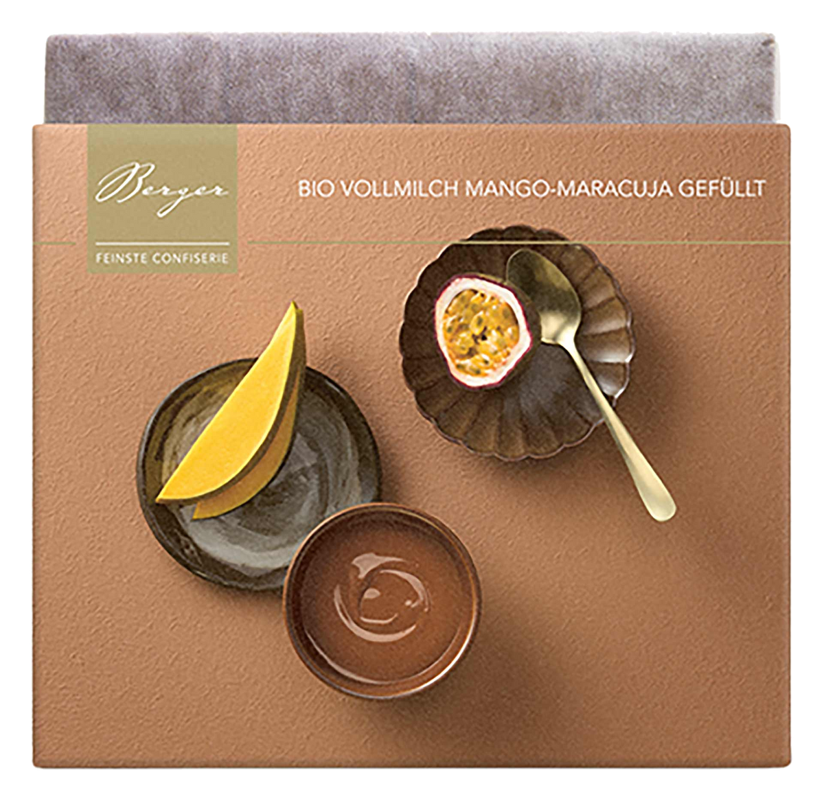 Bio Vollmilch Mango-Maracuja – Berger Confiserie