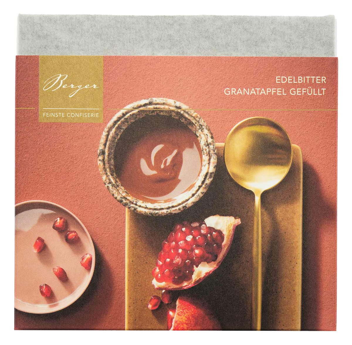 Edelbitter Granatapfel gefüllt – Berger Confiserie