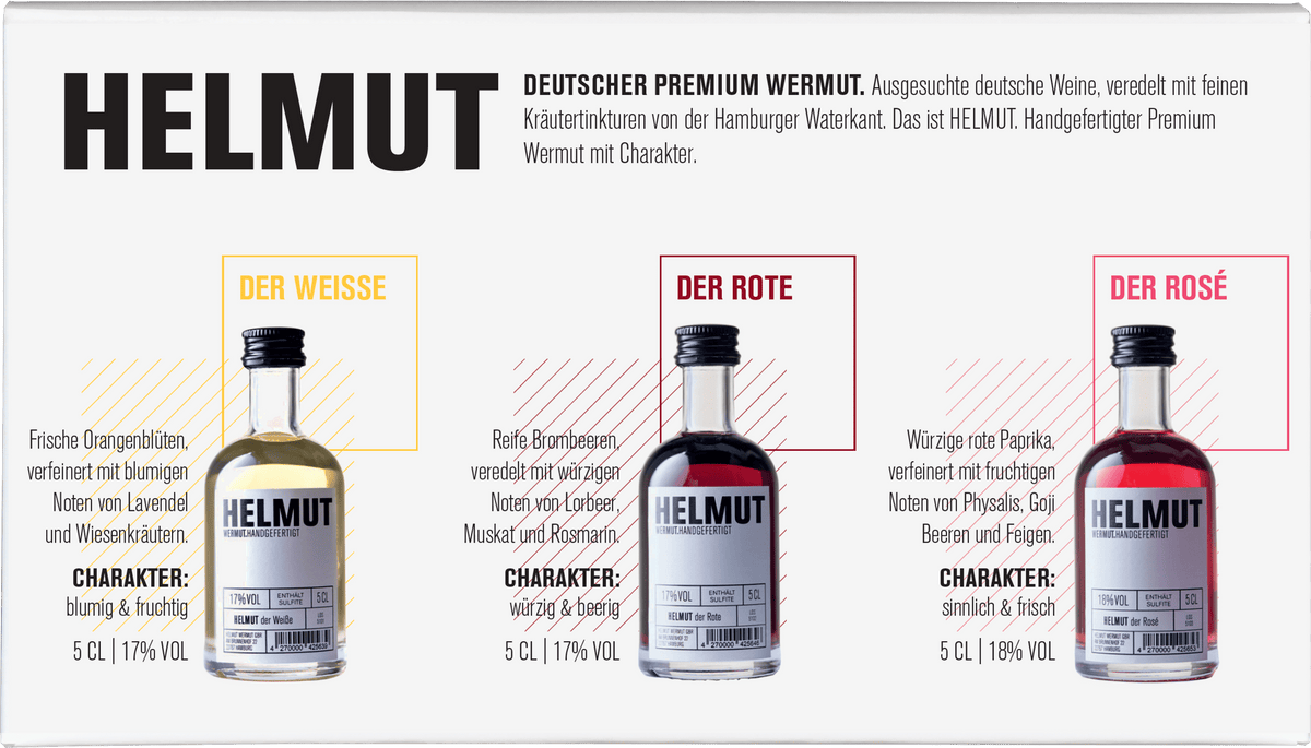 Helmut 3er Mini Probierbox