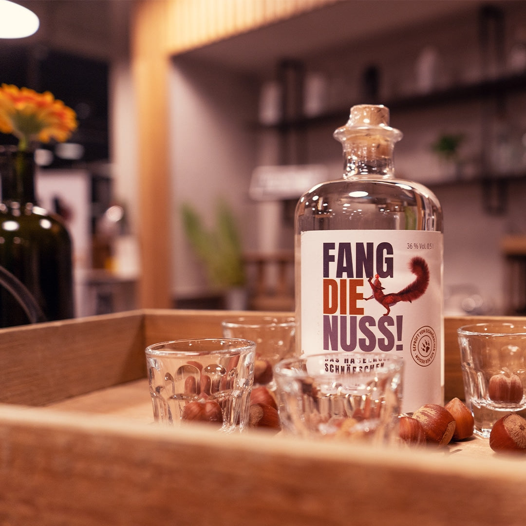 Haselnuss Schnäpschen – Fang die Nuss