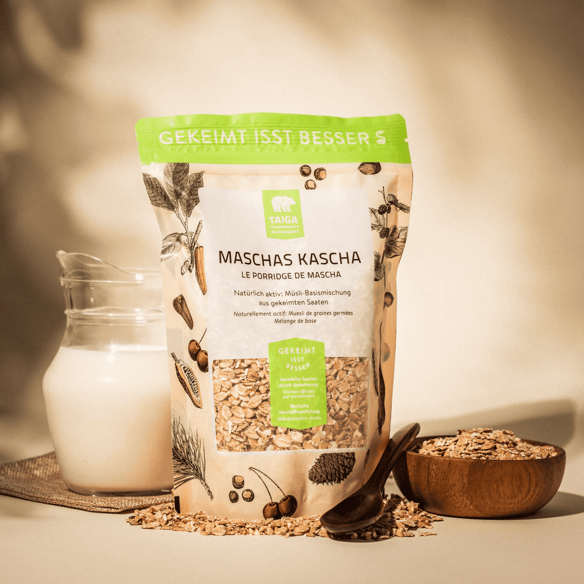 Maschas Kascha - Bio Müsli Grundmischung gekeimt – TAIGA Naturkost