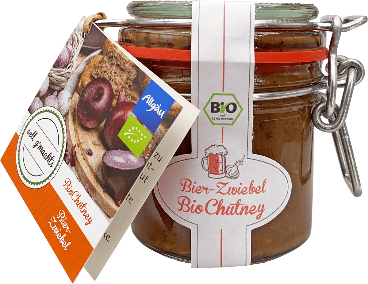 Bier-Zwiebel Bio-Chutney