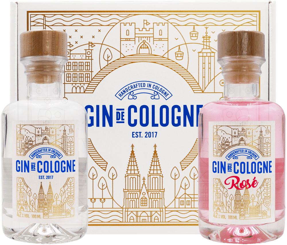 Gin de Cologne Doppel-Geschenkbox 2 × 100 ml