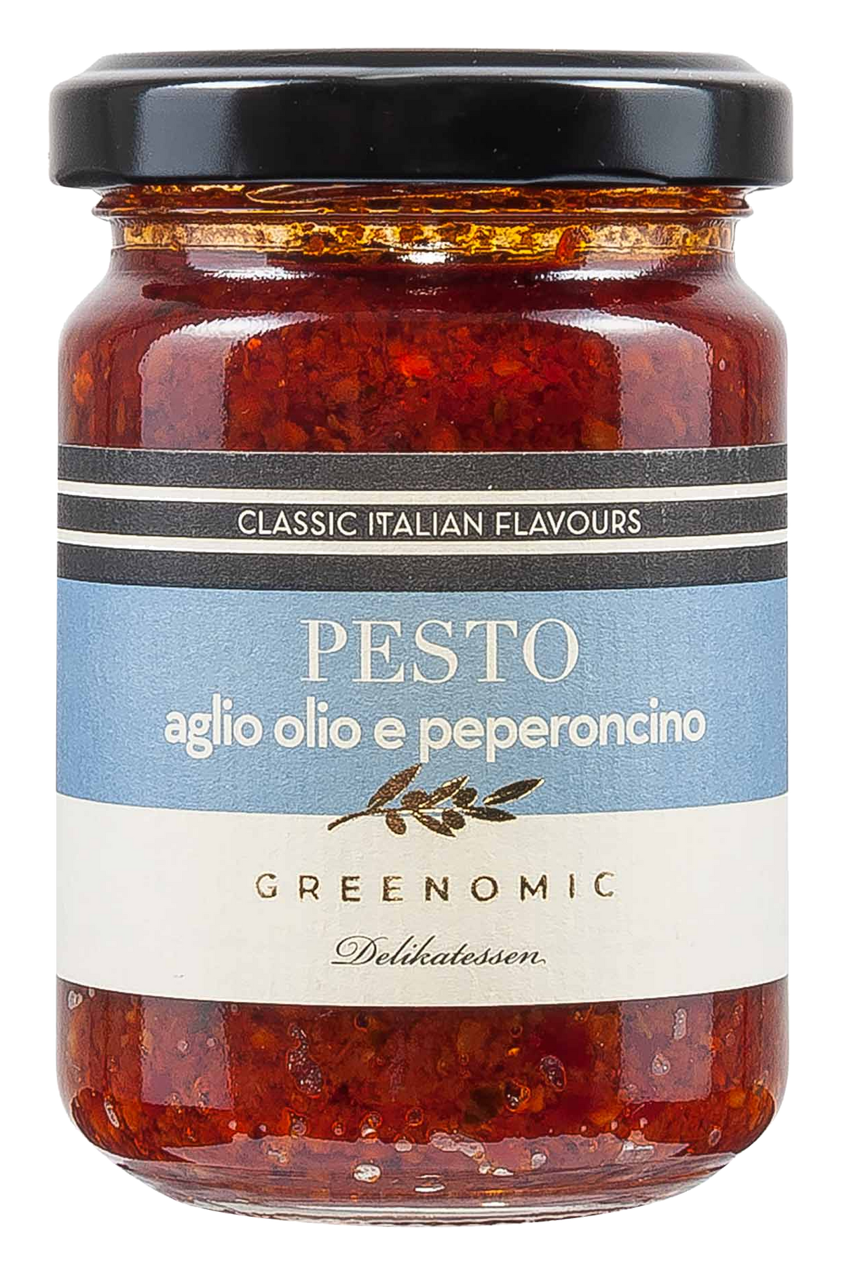 Greenomic Delikatessen Pesto Aglio Olio Peperoncino