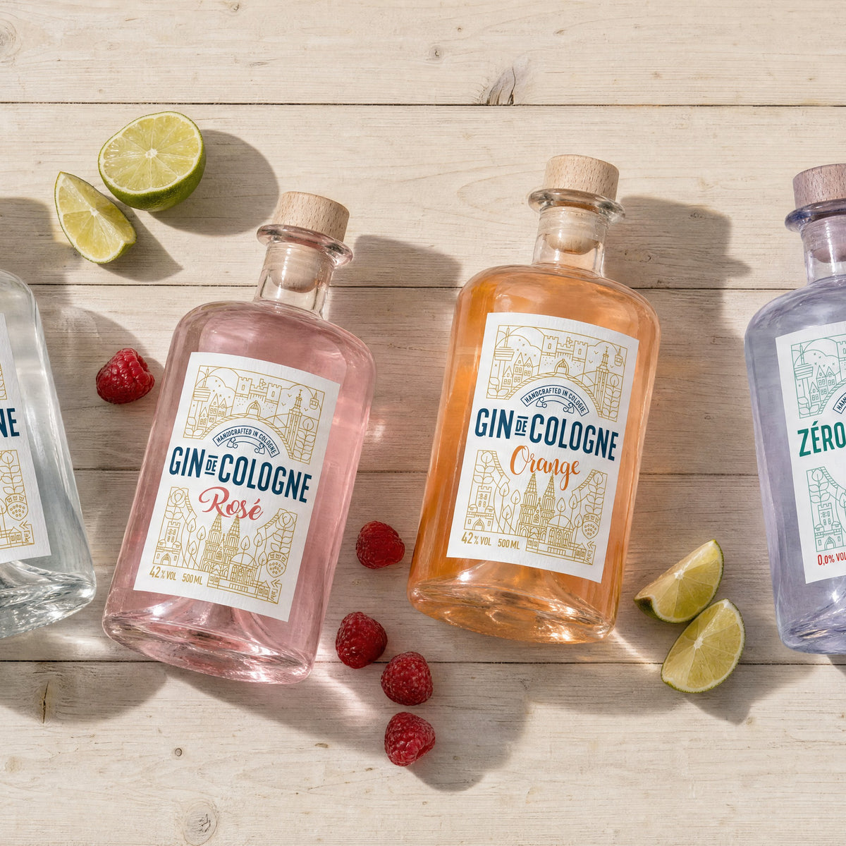 Gin de Cologne kaufen – Rosé, Orange, Zéro | Leni & Hans