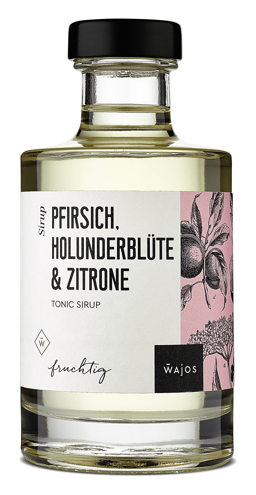 Pfirsich Holunderblüte & Zitrone - Tonic Sirup