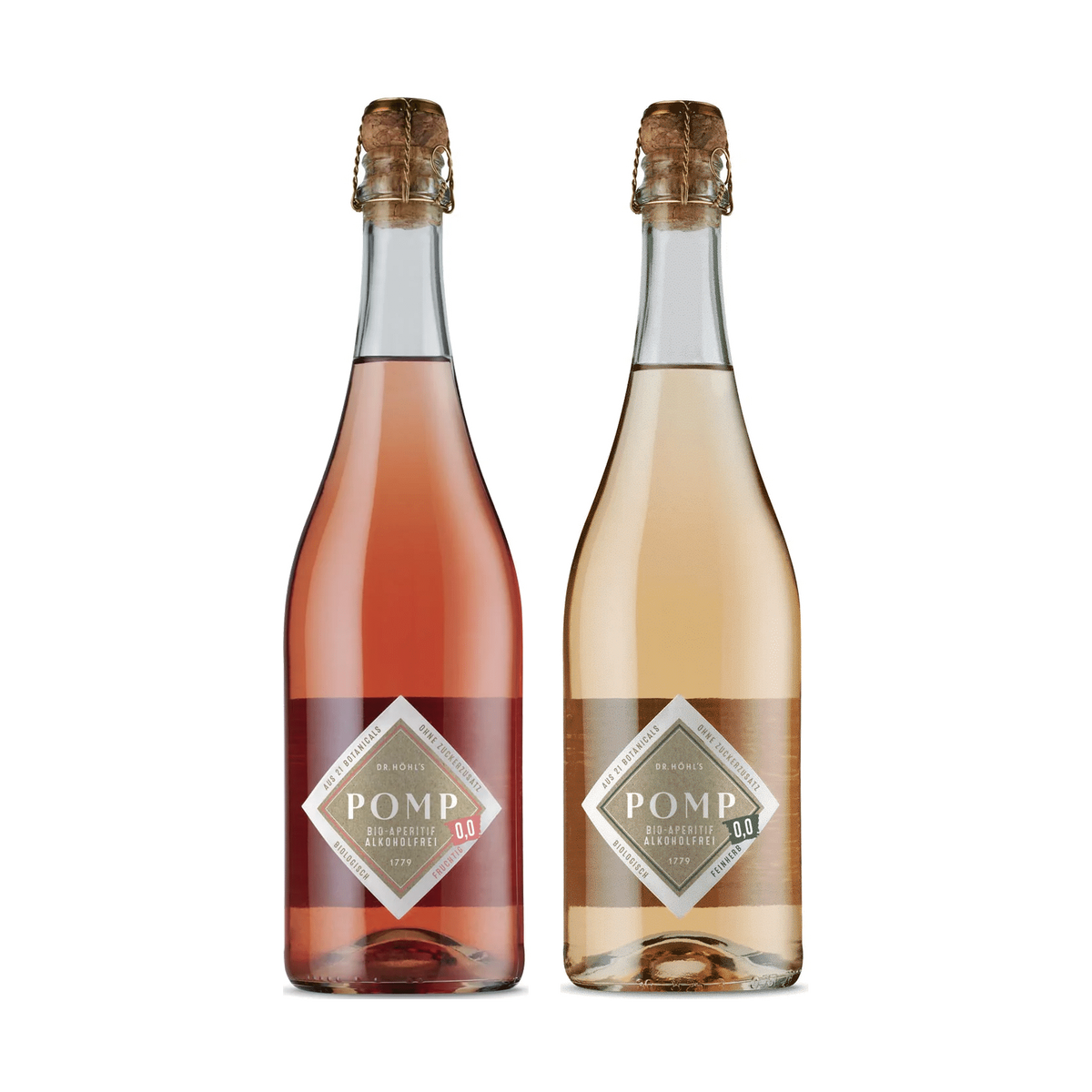 Pomp Bio Aperitif alkoholfrei Set – fruchtig & feinherb