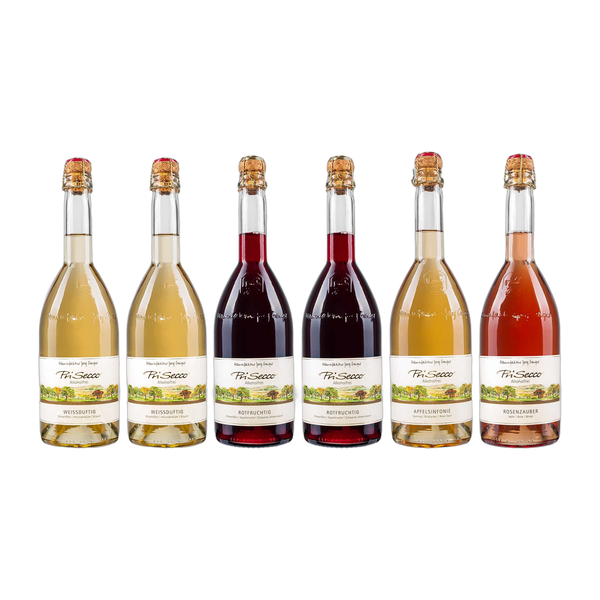 Prisecco Probierpaket  Die Klassiker  alkoholfrei