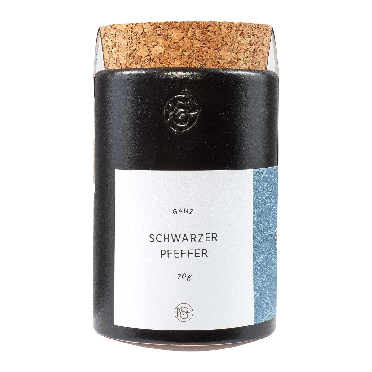 Schwarzer Pfeffer in der Keramikdose von Pfeffersack & Söhne