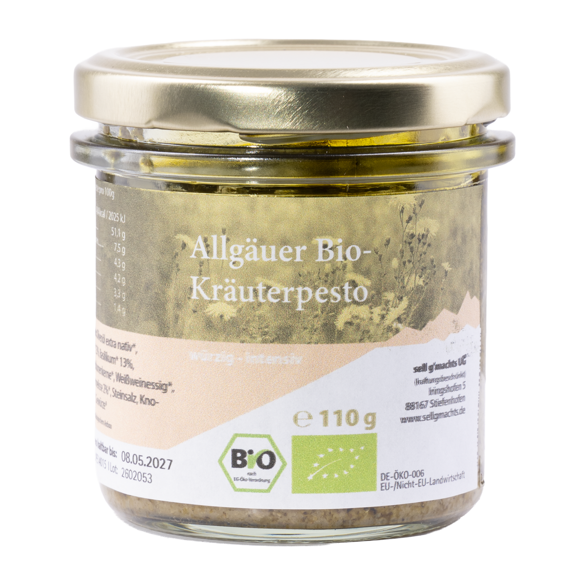 Allgäuer Bio Kräuterpesto