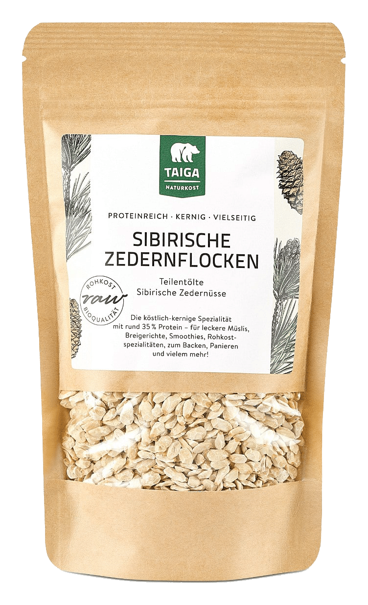 Sibirische Zedernflocken 250g Bio