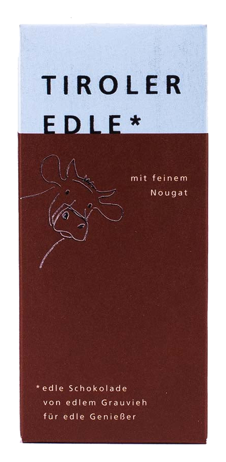 Tiroler Edle Schokolade mit Nougat