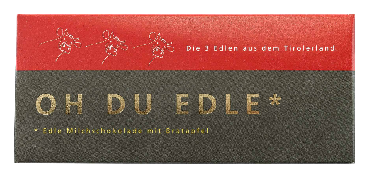 Tiroler Edle Weihnachtsschokolade Bratapfel