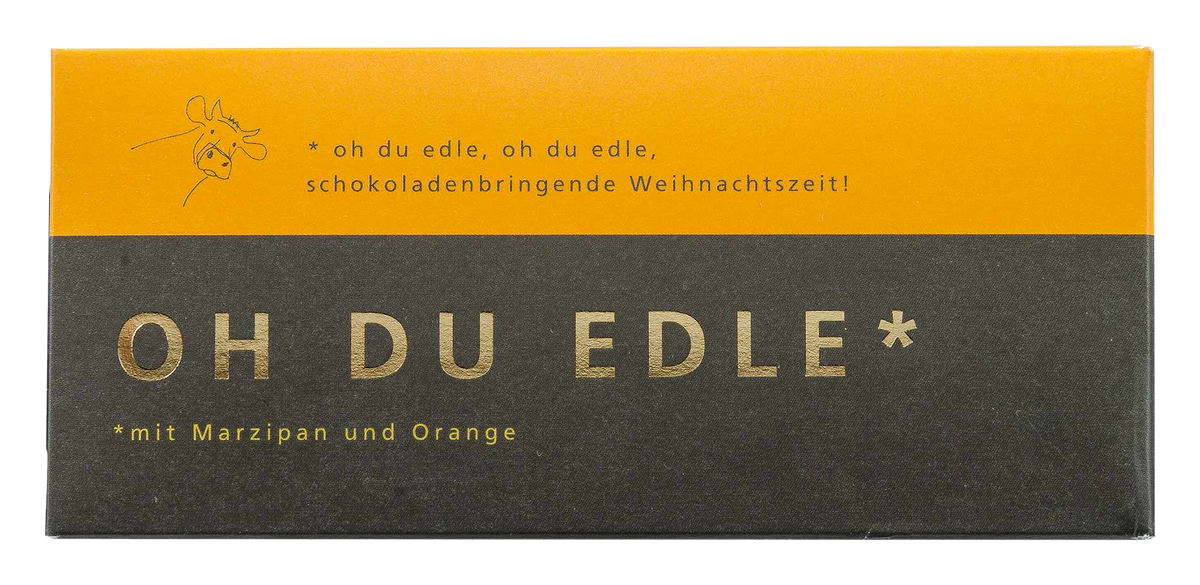 Tiroler Edle Weihnachtsschokolade Orangen Marzipan