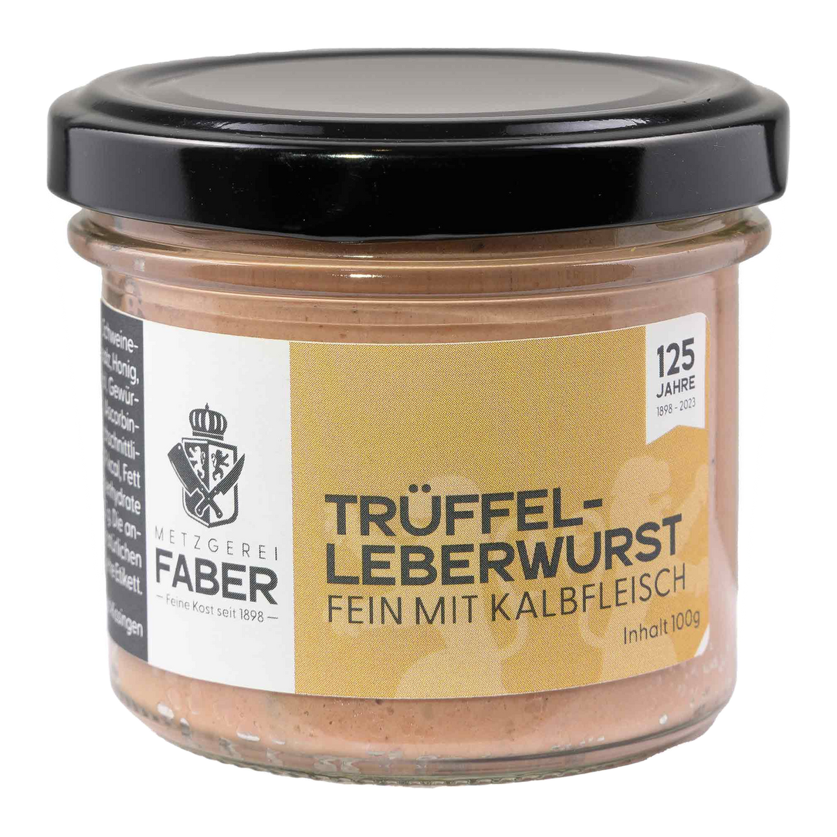 Trüffel Leberwurst mit Kalbfleisch von Feinkost Faber