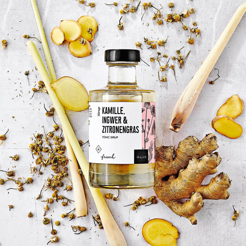 Wajos Kamille, Ingwer & Zitronengras - Tonic Sirup