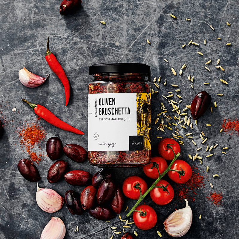 Wajos Oliven Bruschetta Würzmischung