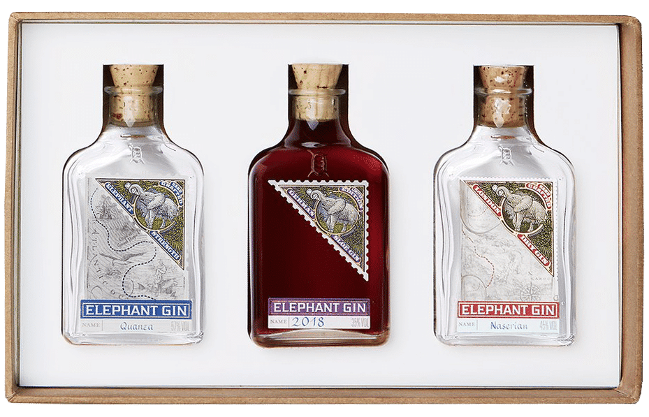Elephant Gin Tasting-Set mit 3 Flaschen kaufen | Leni & Hans