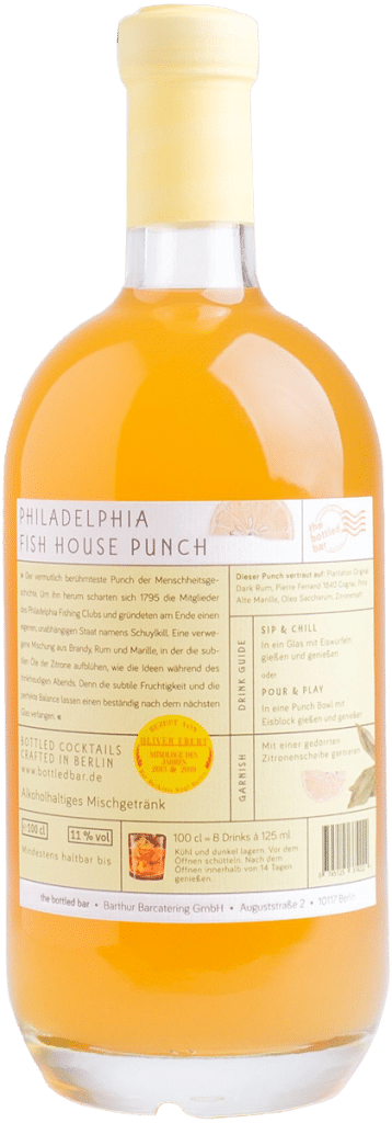 "Philadelphia Fish House Punch" Cocktail kaufen | Leni & Hans